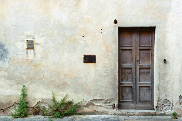 Vintage Door Wall Florence Italy — Stock Photo, Image