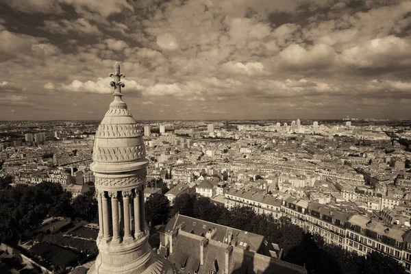 Vista Dall Alto Della Cattedrale Sacre Coeur Parigi Francia — Foto Stock