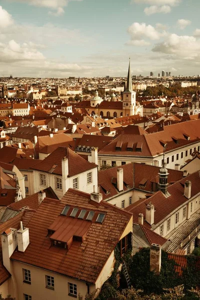 Prague Skyline Rooftop View Historical Buildings Czech Republic — Stock Photo, Image