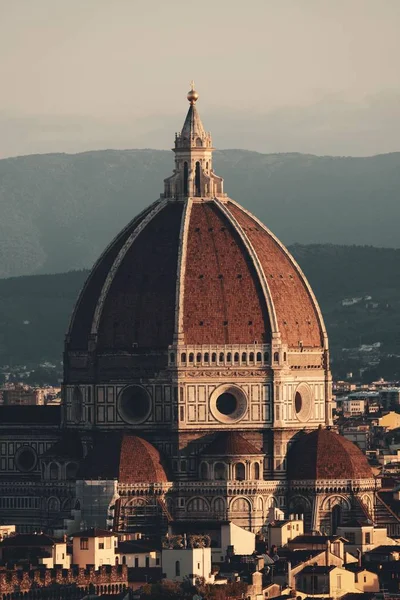 Duomo Santa Maria Del Fiore Florence Italië Koepel Close Weergave — Stockfoto