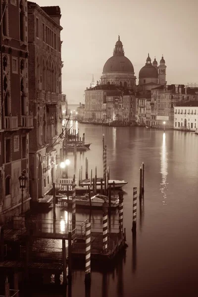 Venedig Grand Canal Bei Sonnenaufgang Und Boote — Stockfoto