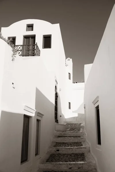 Santorini Ilha Vista Rua Grécia — Fotografia de Stock