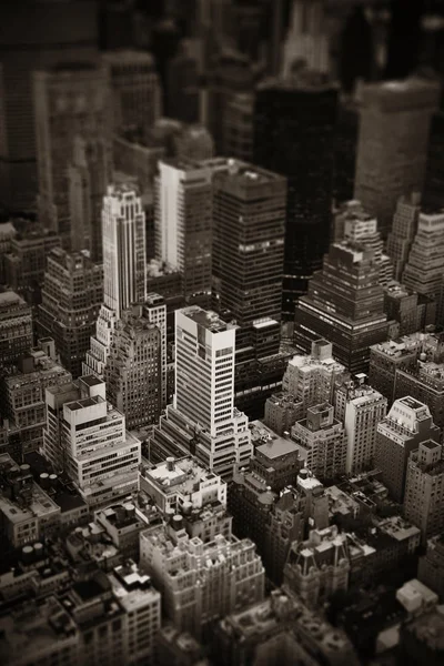 Небоскребы Центре Нью Йорка Видом Крышу — стоковое фото