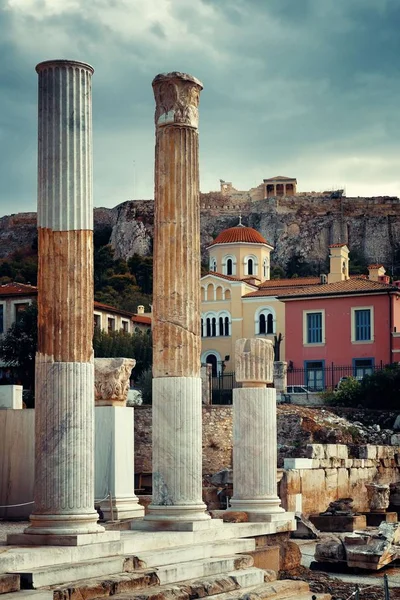 Historische Ruinen Forum Romanum Athen Griechenland — Stockfoto