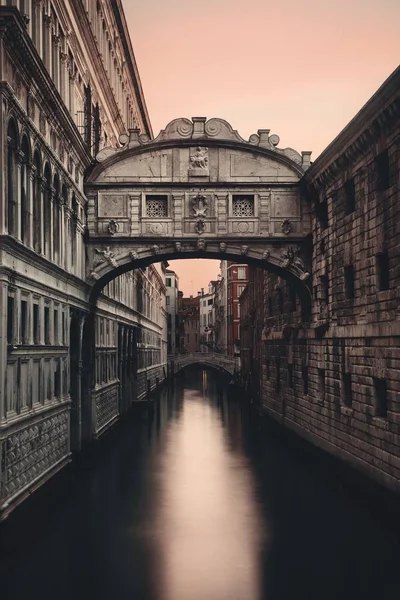 Puente Los Suspiros Como Famoso Hito Venecia Italia — Foto de Stock