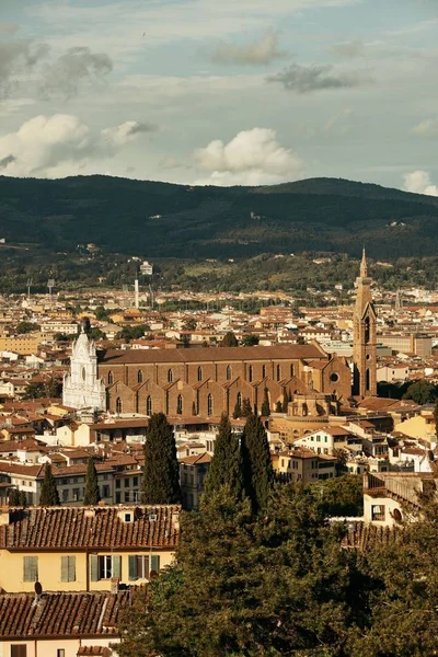 Stadssiluett Florens Takutsikt Italien — Stockfoto