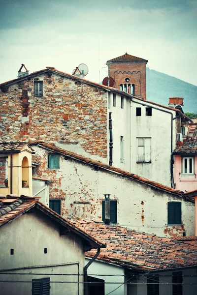 Lucca Dach Anderen Stil Italien — Stockfoto