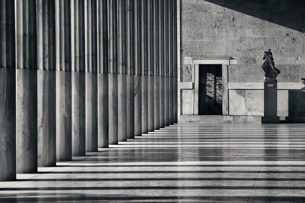 Colonnes Stoa Attalos Hall Exposition Athènes Grèce — Photo