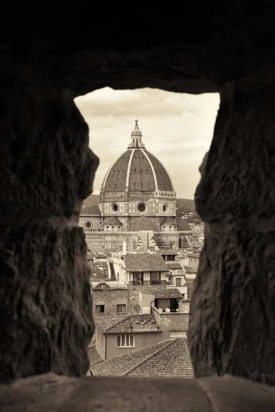 Duomo Santa Maria Del Fiore Florence Italië Gezien Vanuit Klokkentoren — Stockfoto