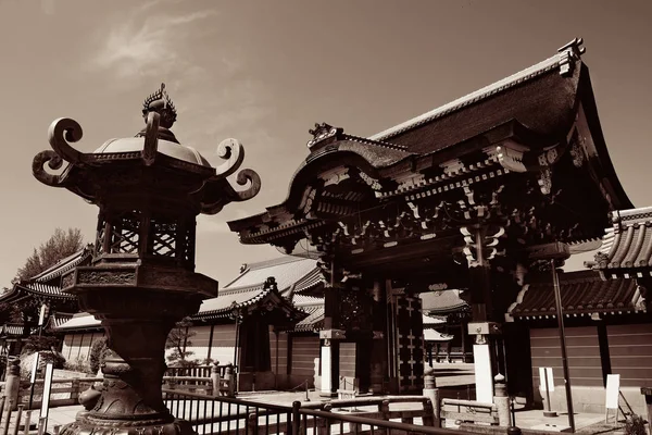 Santuario Con Edificio Histórico Kyoto Japón — Foto de Stock