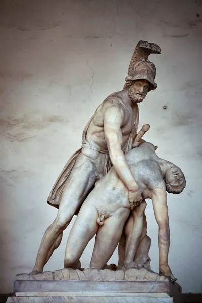 Statue Palazzo Vecchio Florence Italy — Stock Photo, Image