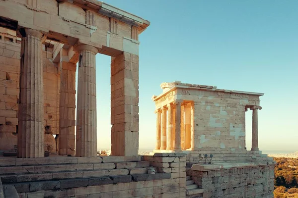 Athena Nike Tempel Akropolis Aten Grekland — Stockfoto