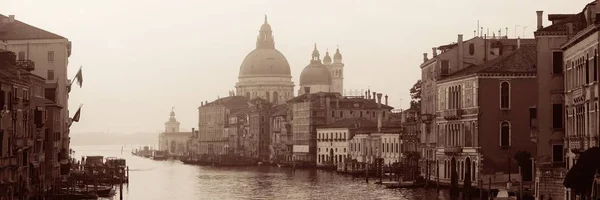 Iglesia Santa Maria Della Salute Gran Canal Vista Panorámica Venecia —  Fotos de Stock