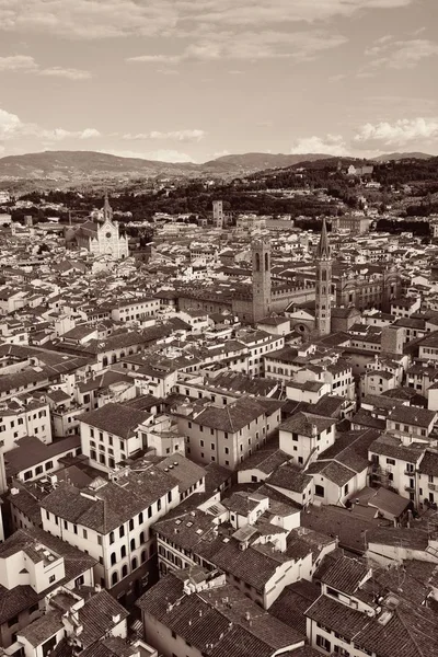 Ciudad Skyline Florencia Vista Azotea Italia —  Fotos de Stock