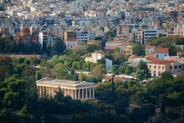 Храм Гефеста Вершины Горы Афинах Греция — стоковое фото