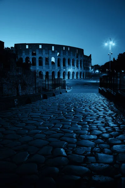 Colosseum Rome nacht — Stockfoto
