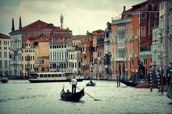 Gondel Kanal Venedig Italien — Stockfoto