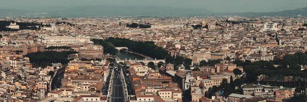 Rome City Panorama Viewed Top Peters Basilica Vatican City — Stock Photo, Image