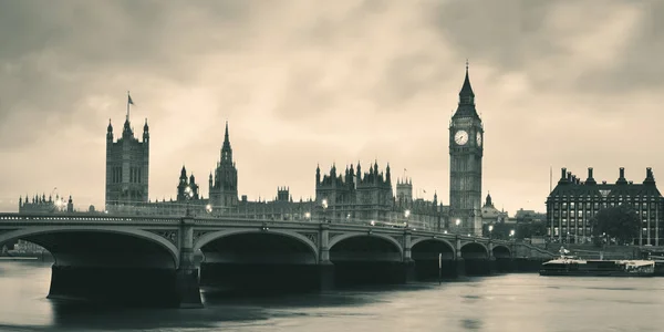 Panorama Casa Parlamento Westminster Londres — Fotografia de Stock