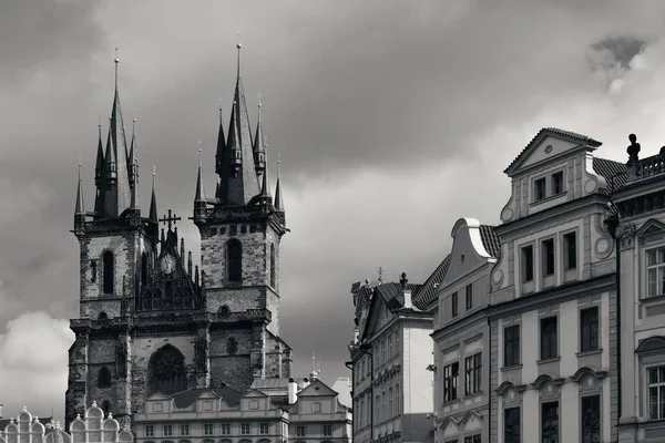 Frauenkirche Vor Auf Dem Altstadtplatz Prag Tschechische Republik — Stockfoto