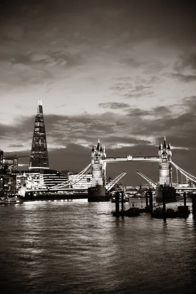 Shard Tower Bridge Theems Londen — Stockfoto