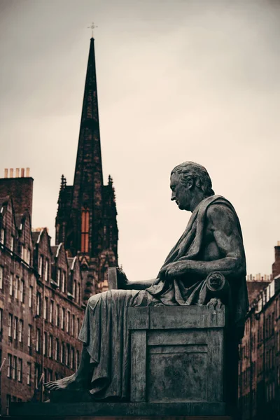 Birleşik Krallık Heykel Edinburgh Şehir Manzarası — Stok fotoğraf