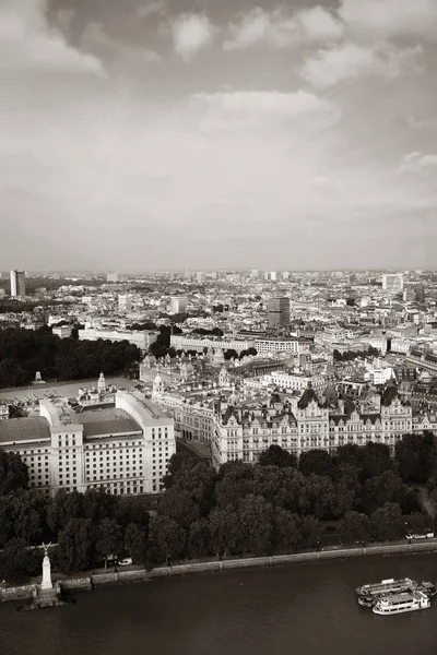 Şehir Mimarisi Ile Londra Çatı Manzaralı Panorama — Stok fotoğraf