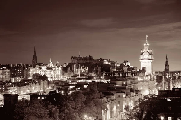Edinburgh City View Night Stock Image