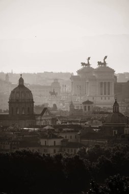 Roma dağ üstten görünüm gündoğumu