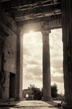 Yunanistan 'ın Atina kentindeki Akropolis kentindeki Echtheion Tapınağı.