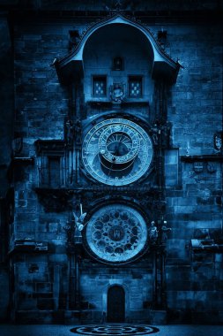Eski Şehir Meydanı Prag, Çek Cumhuriyeti için Astronomik Saat'in portre