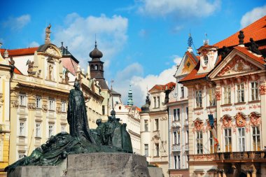 Eski Şehir Meydanı Prag Çek Cumhuriyeti tarihi binalar