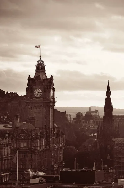 Die Skyline Von Edinburgh Vom Calton Hill Aus Gesehen Großbritannien — Stockfoto