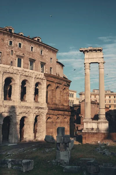 マルセロ劇場 イタリア ローマの歴史的遺跡 — ストック写真
