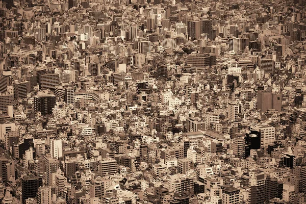 Tokyo Toiture Urbaine Vue Arrière Plan Japon — Photo