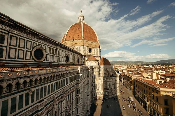 Duomo Santa Maria Del Fiore Florence Italie Vue Haut Clocher — Photo