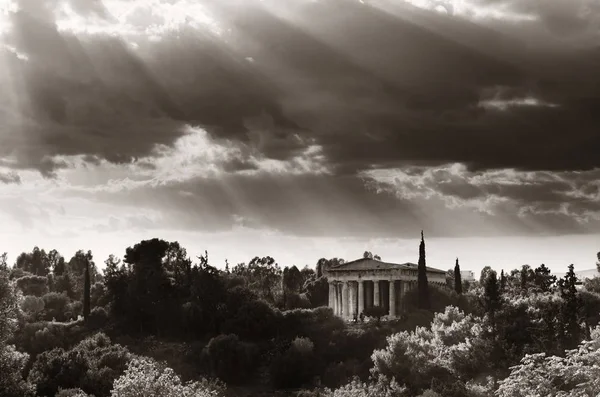 Temple Hephaestus Athen Grækenland - Stock-foto