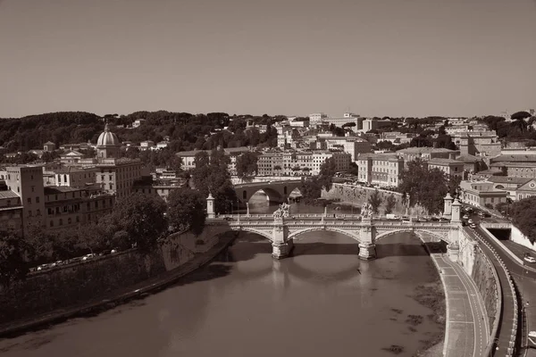 Río Tíber Roma — Foto de Stock