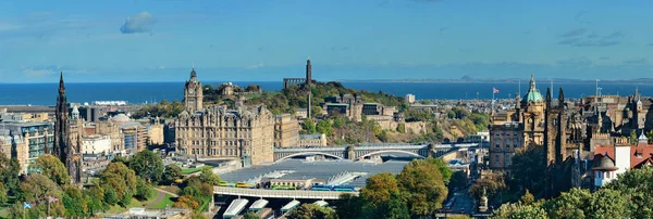 Widok Dach Edynburga Zabytkowymi Architekturami Zjednoczone Królestwo — Zdjęcie stockowe