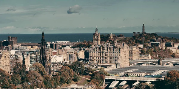 Vista Azotea Edimburgo Con Arquitecturas Históricas Reino Unido —  Fotos de Stock