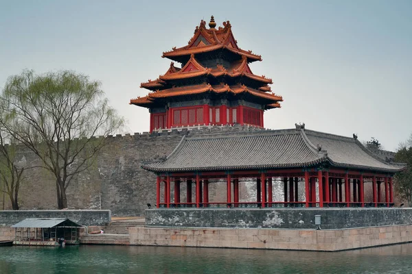 Corner Tower Imperial Palace Beijing China — Stock Photo, Image