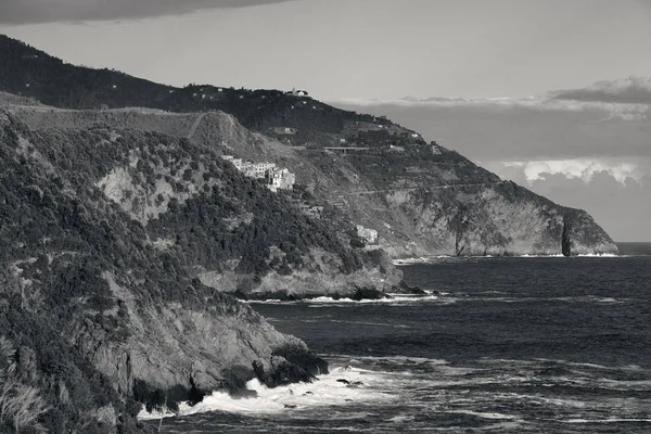 Vernazza Cinque Terre wybrzeże morskie — Zdjęcie stockowe