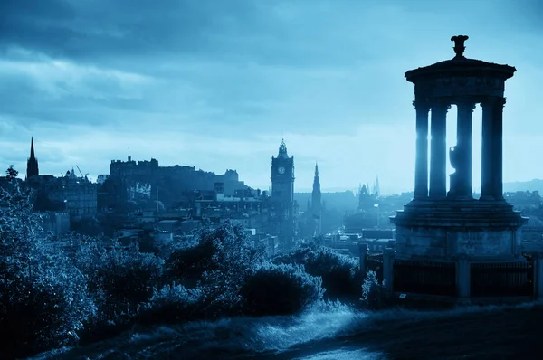 Die Skyline Von Edinburgh Vom Calton Hill Aus Gesehen Großbritannien — Stockfoto