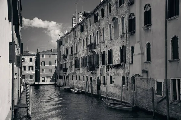 Vista Del Canal Venecia Con Edificios Históricos Italia — Foto de Stock