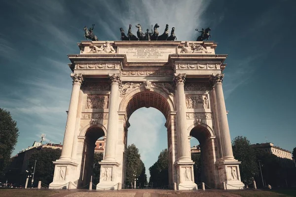Arco de la Paz Milán — Foto de Stock