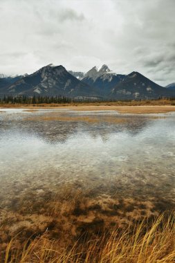 Kanada 'daki Jasper Ulusal Parkı' nda güzel bir sahne