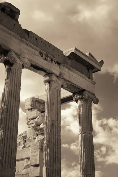 Acrópolis Ruinas Históricas Atenas Grecia —  Fotos de Stock