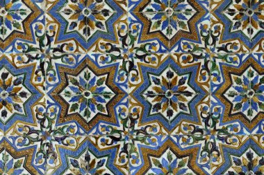 İspanya, Seville 'de güzel desenler soyut arkaplan.