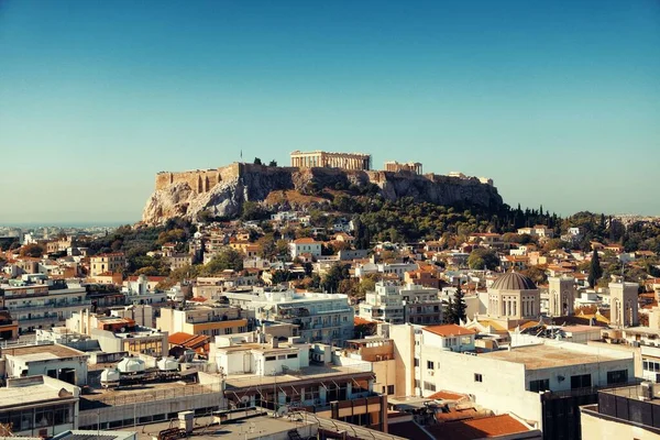 Atenas Vista Telhado Skyline Grécia — Fotografia de Stock