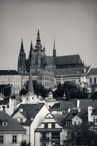 Çek Cumhuriyeti Nde Aziz Vitus Katedrali Olan Prag Kalesi — Stok fotoğraf
